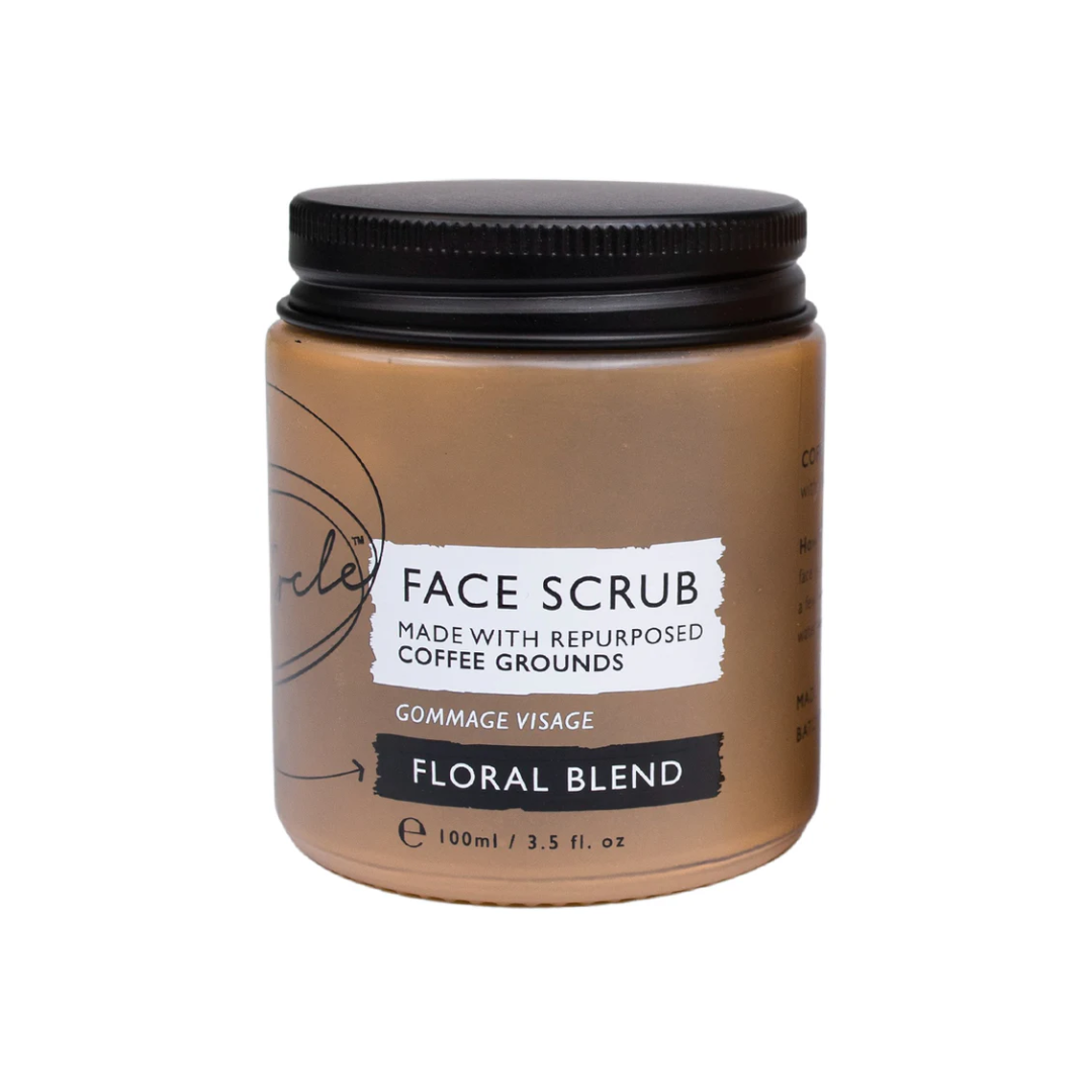 UpCircle Face Scrub with Coffee + Rosehip - FLORAL BLEND