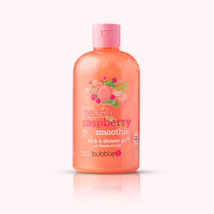 Bubble T Peach &amp; Raspberry Smoothie Body Wash (500ml)