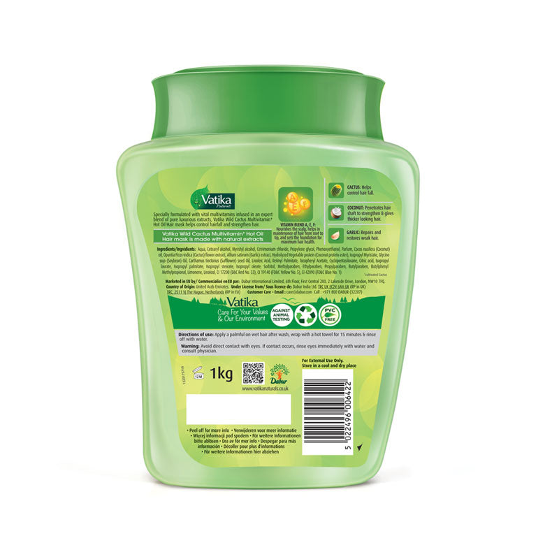 Dabur Vatika Naturals Cactus Hair Mask Multivitamin 500g