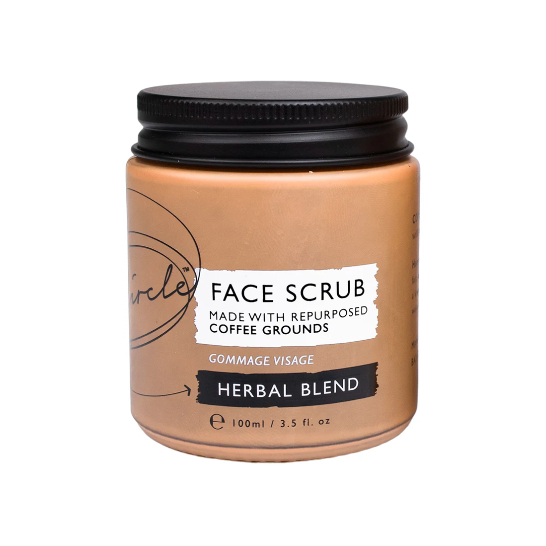 UpCircle Face Scrub with Coffee + Tea Tree - HERBAL BLEND