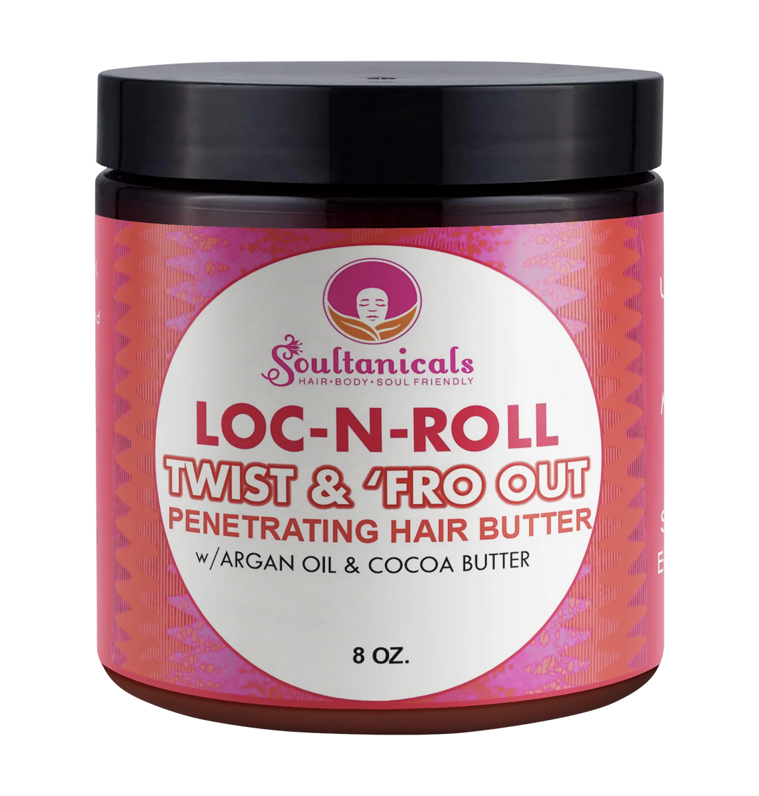 Soultanicals Loc-N-roll, Twist &amp; Fro Out Penetrating Hair Butter 8oz