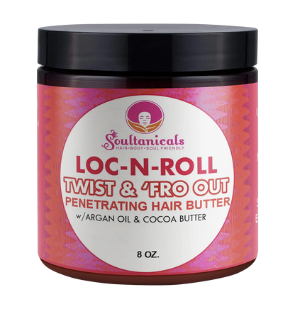 Soultanicals Loc-N-roll, Twist &amp; Fro Out Penetrating Hair Butter 8oz