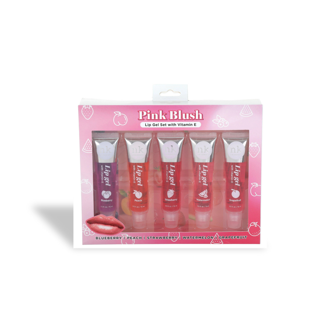 Nicka K NK Pink Blush Lip Gel Set - 5pc