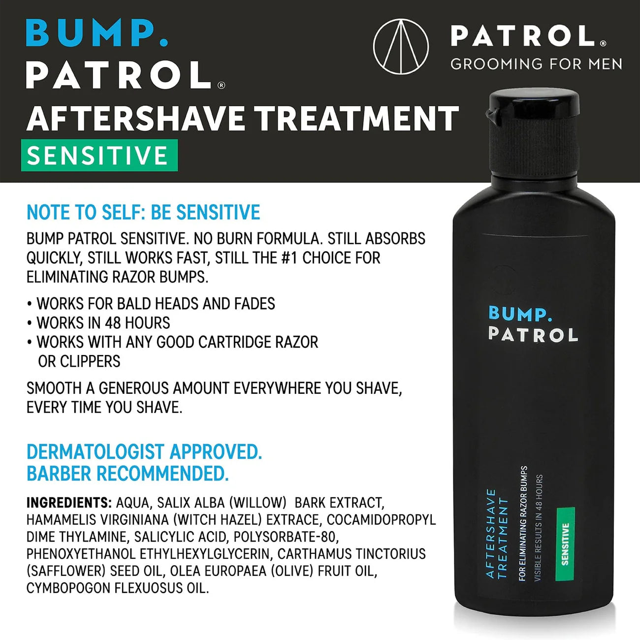 Bump Patrol Aftershave Sensitive 2oz