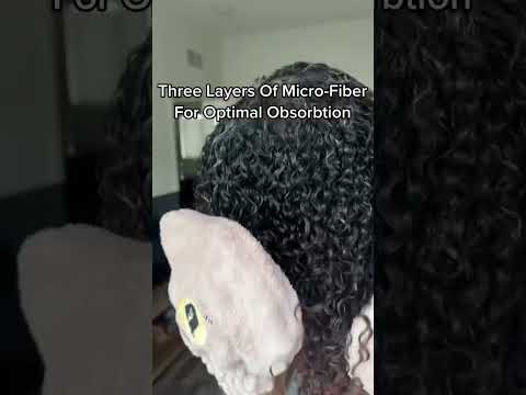 Bounce Curl Hair Drying Micro-Fiber Mittens