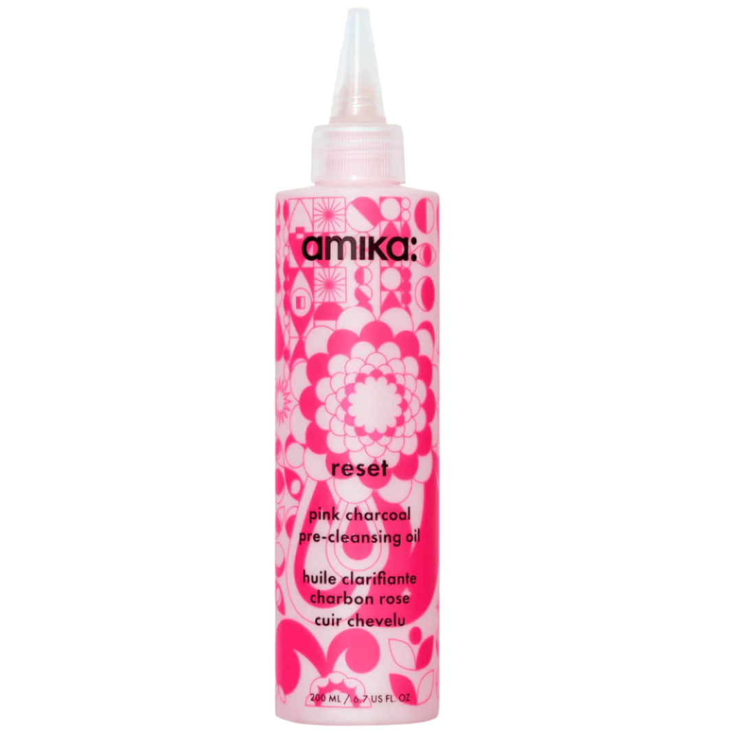 amika_reset pink charcoal scalp cleansing oil