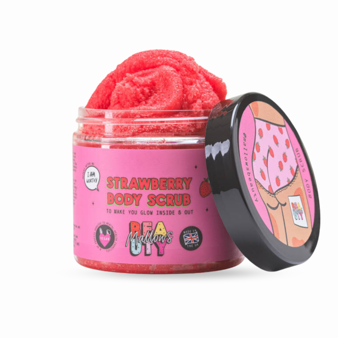 Mallows Beauty Strawberry Body Scrub 200g