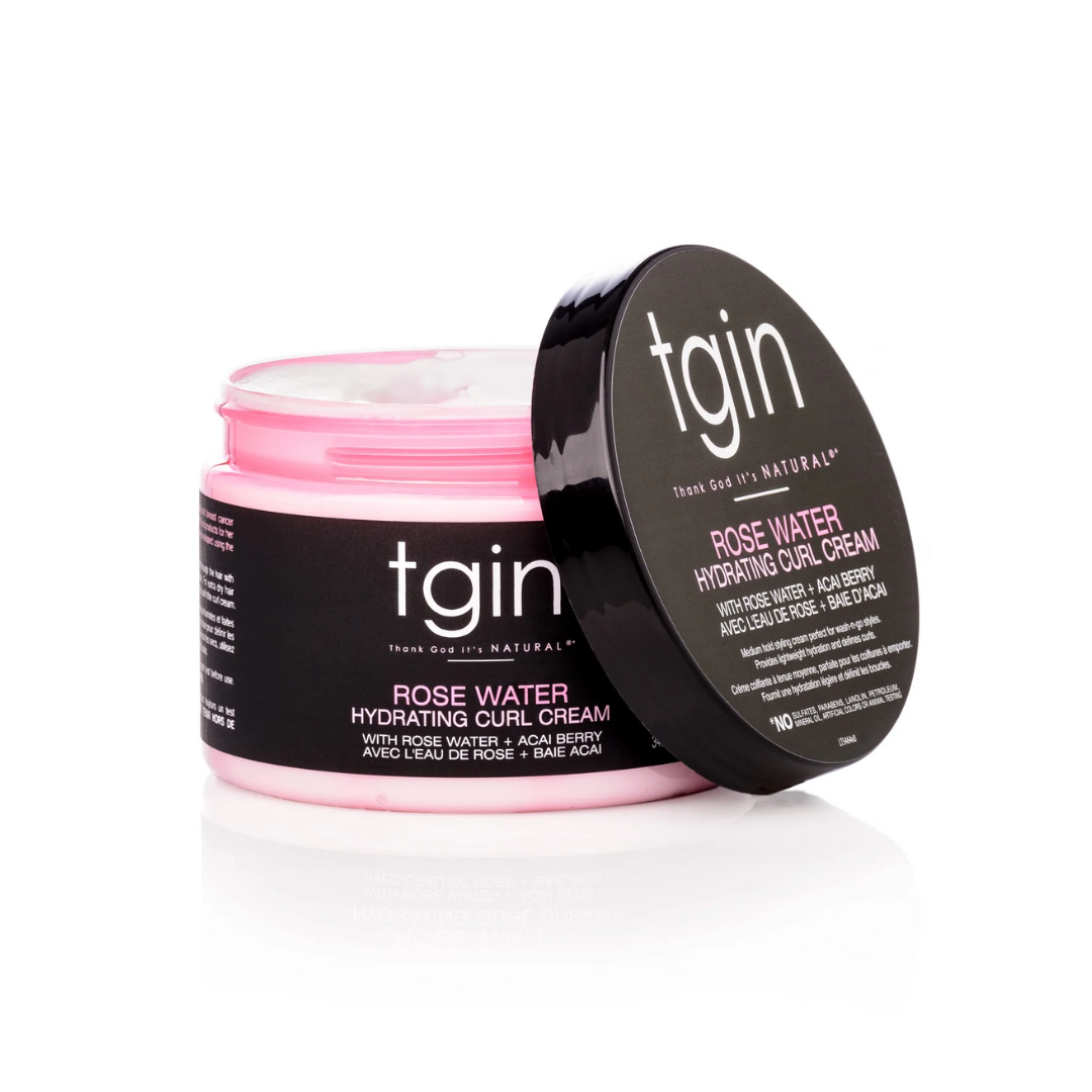 Tgin Rose Water Hydrating Curl Cream 12oz