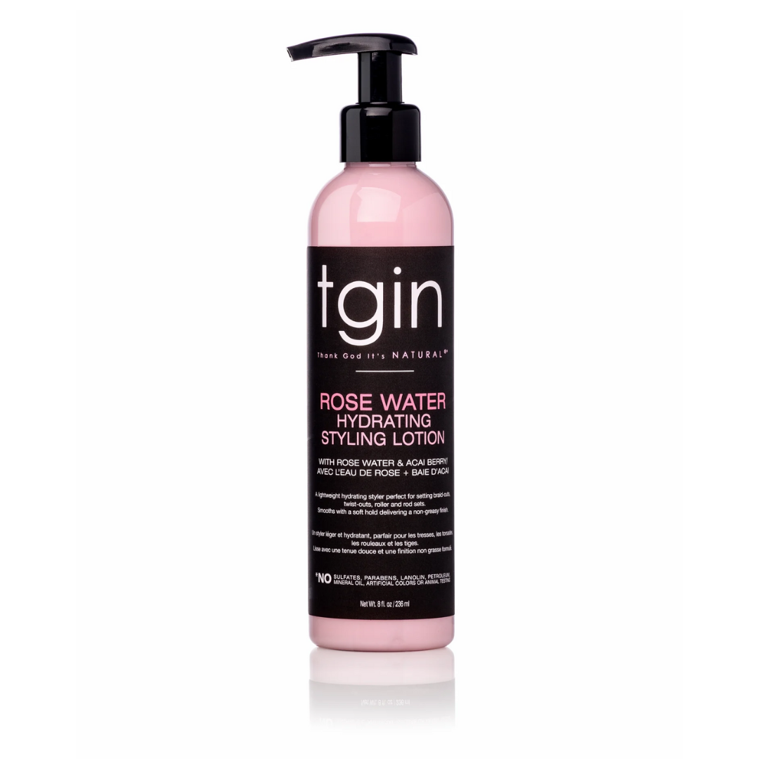 Tgin Rose Water Hydrating Styling Lotion 8oz