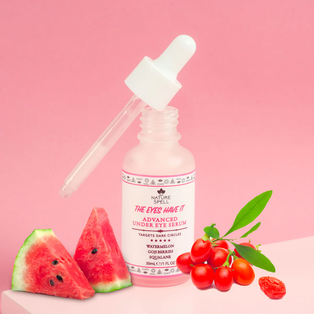 Nature Spell Advanced Under Eye Serum with Watermelon &amp; Goji Berries 30ml