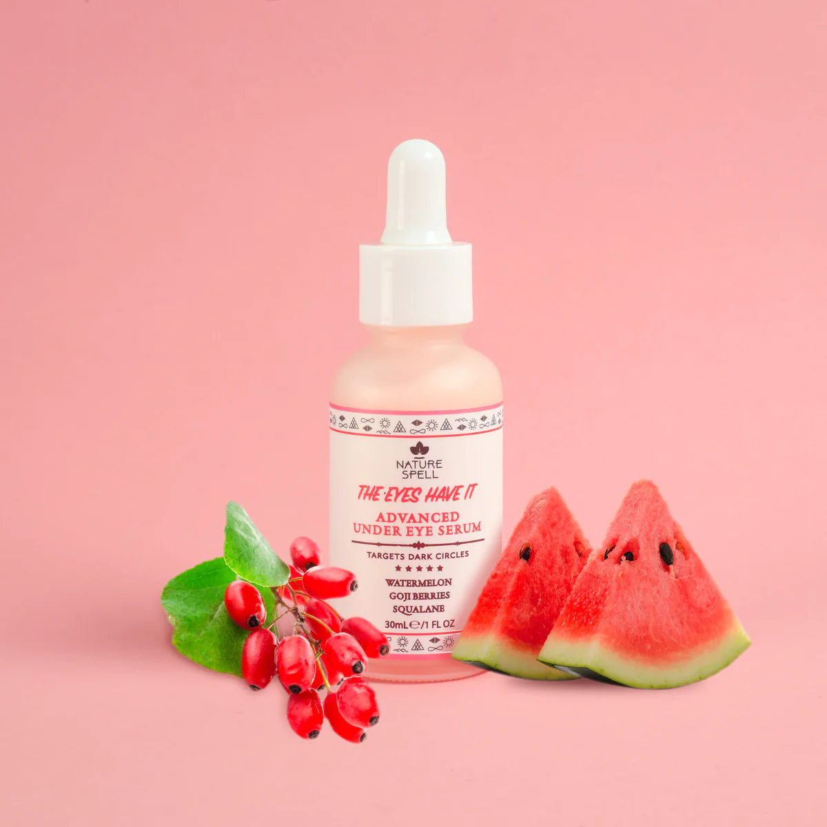 Nature Spell Advanced Under Eye Serum with Watermelon &amp; Goji Berries 30ml