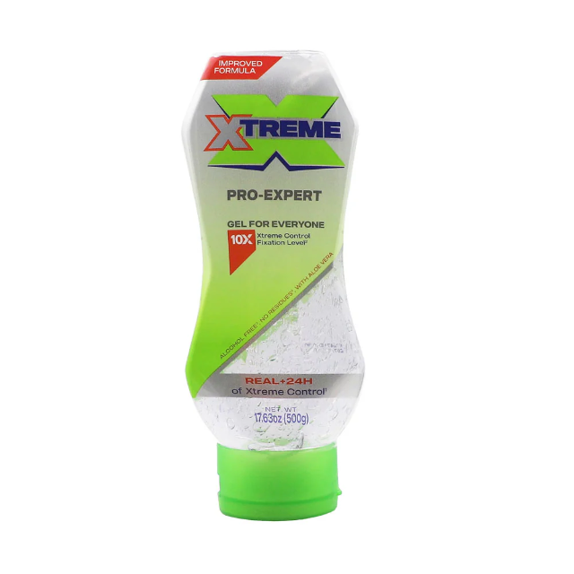 Xtreme Pro-Expert Clear Styling Hair Gel 500g Tube