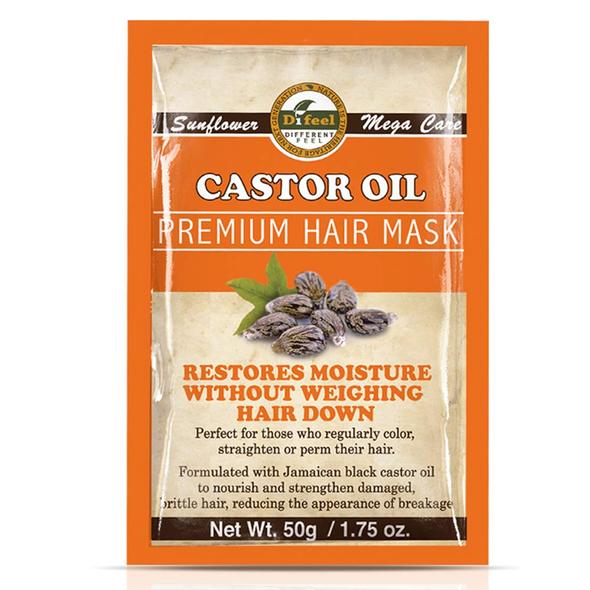 Difeel Castor Oil Premium Hair Mask 1.75oz