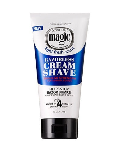 Softsheen Carson Magic Shave®Cream Shave RAZORLESS CREAM SHAVE 6 OZ.