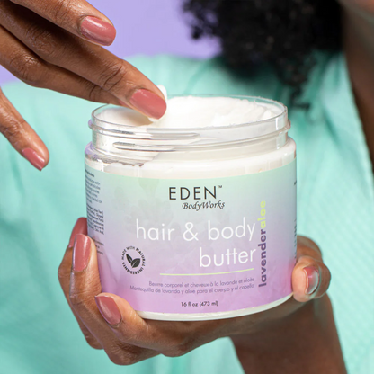 EDEN BodyWorks Lavender Aloe Hair + Body Butter 16oz