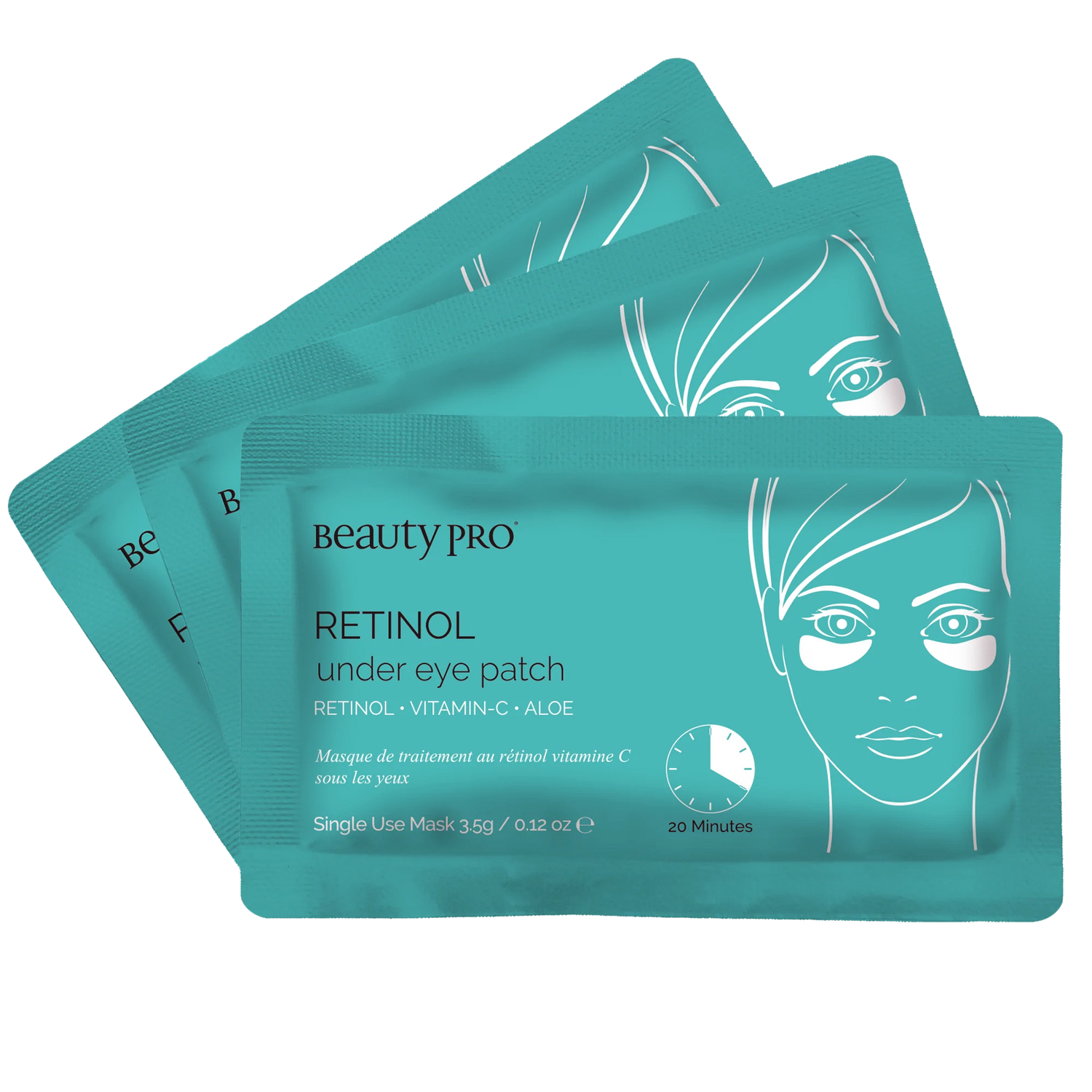 Beauty Pro RETINOL Under Eye Patch (3 pairs)