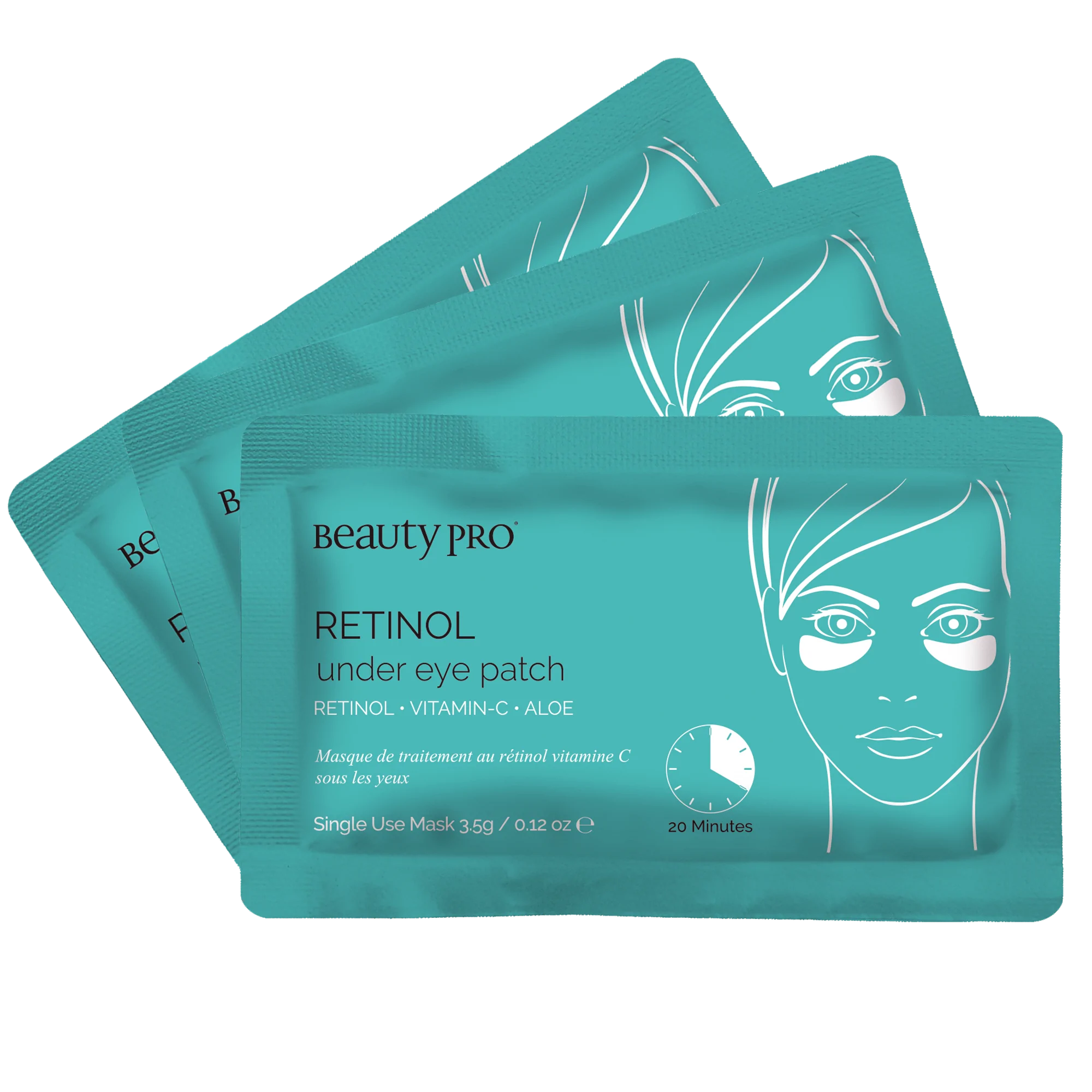 Beauty Pro RETINOL Under Eye Patch (3 pairs)