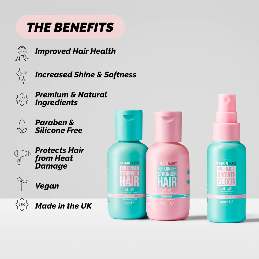 Hairburst Longer, Stronger Hair Trio - Mini Kit