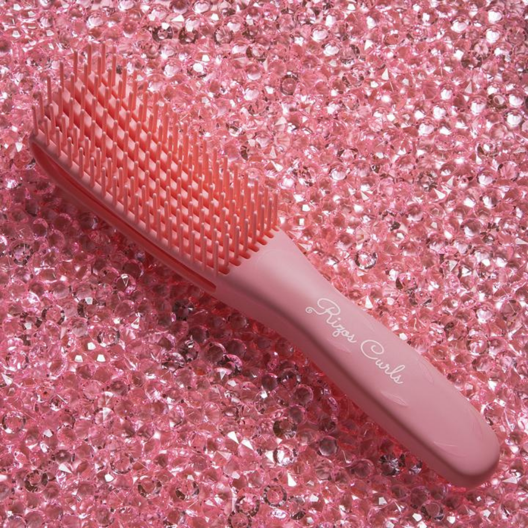 Rizos Curls Pink Detangling Flexi Brush