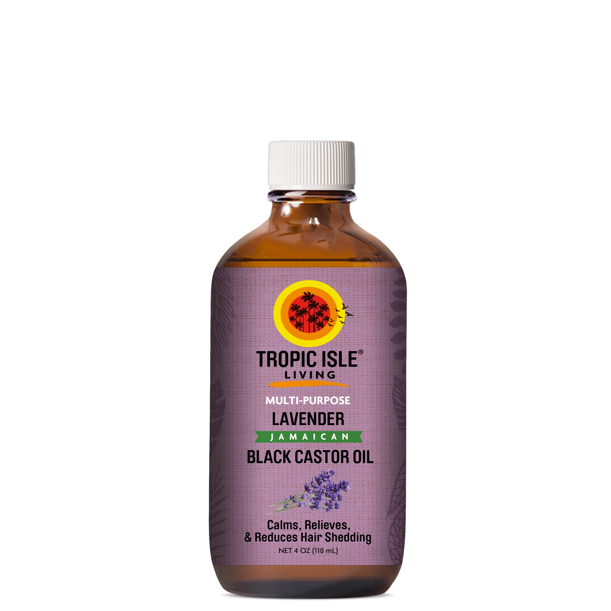 Tropic Isle Living Lavender Jamaican Black Castor Oil 4oz