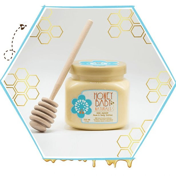 Honey Baby Naturals Bee Sweet Face &amp; Body Butter 10.5oz