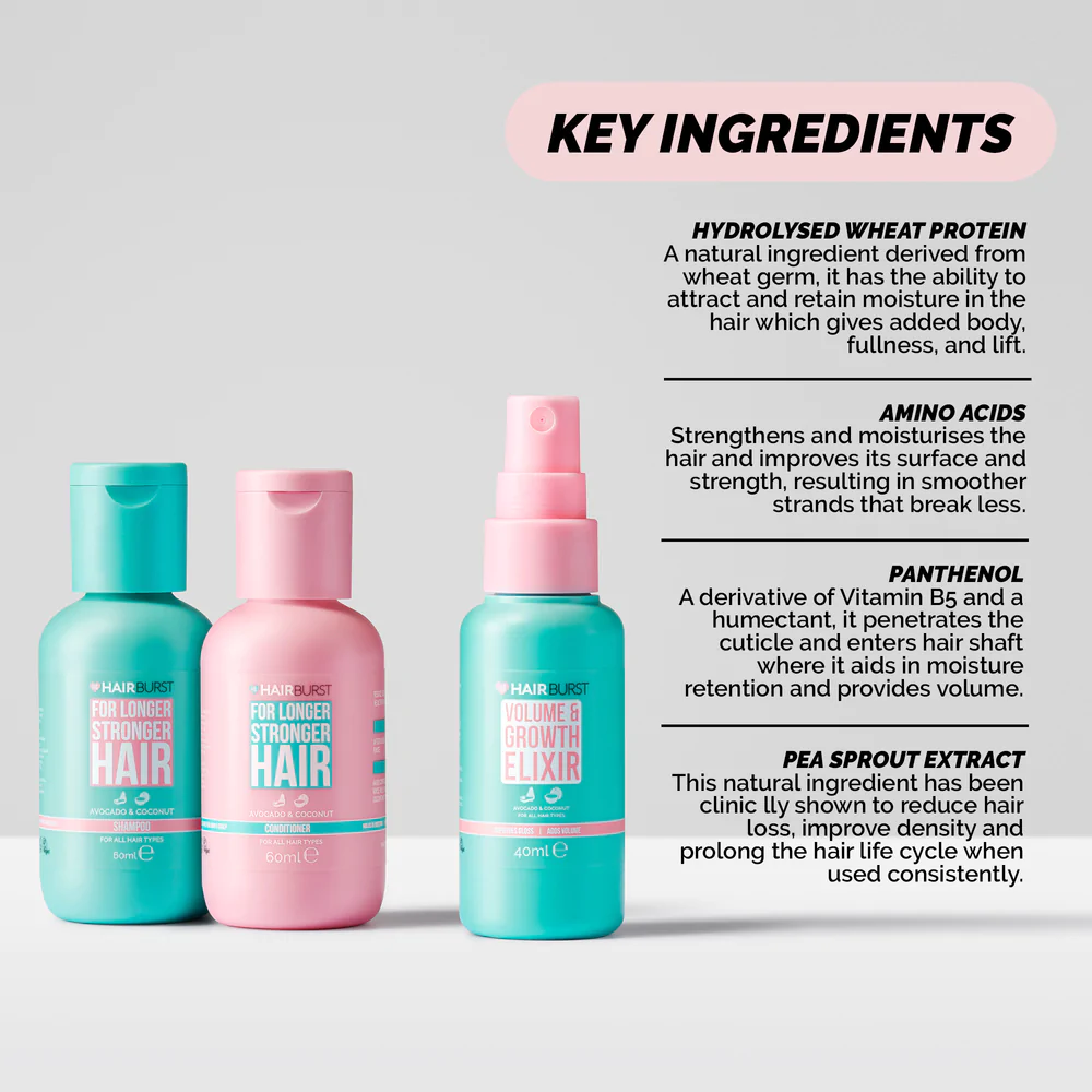 Hairburst Longer, Stronger Hair Trio - Mini Kit