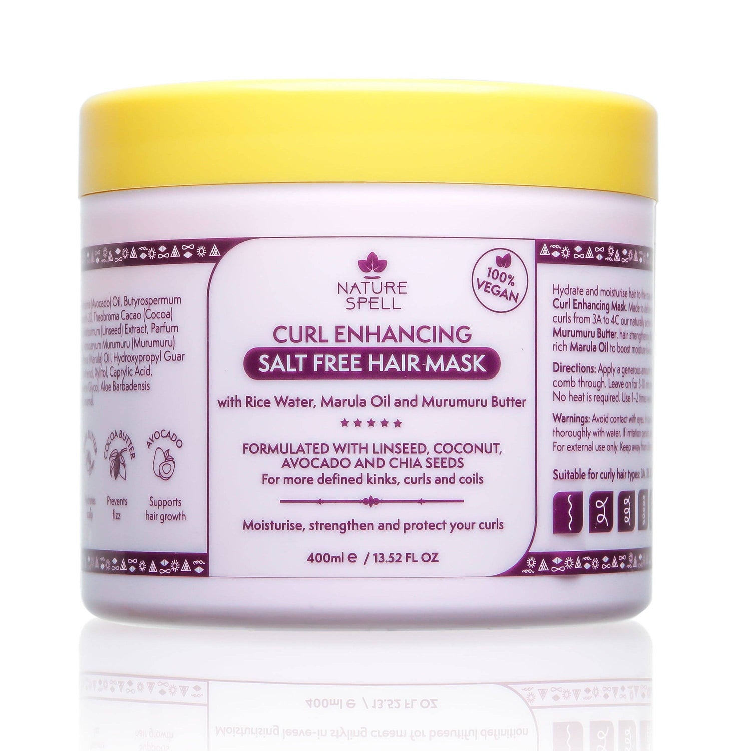 Nature Spell Curl Enhancing Salt Free Hair Mask