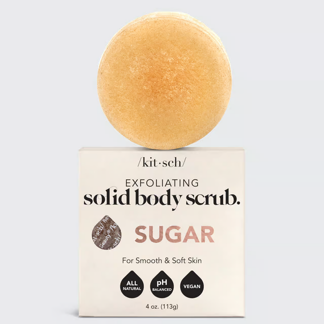 Kitsch Sugar Exfoliating Body Scrub Bar 4oz