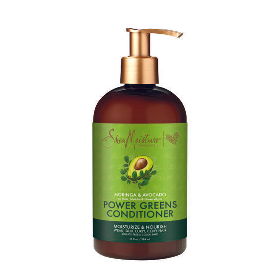 Sheamoisture MORINGA &amp; AVOCADO POWER GREENS CONDITIONER 12oz