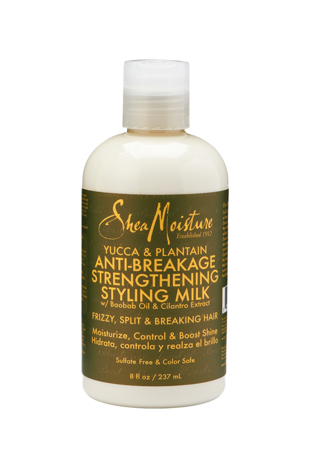 Sheamoisture YUCCA &amp; PLANTAIN ANTI-BREAKAGE STRENGTHENING STYLING MILK 8oz