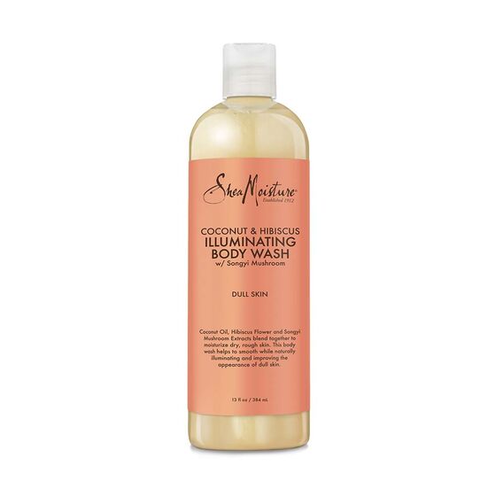 Shea Moisture Coconut &amp; Hibiscus Illuminating Body Wash 384ml