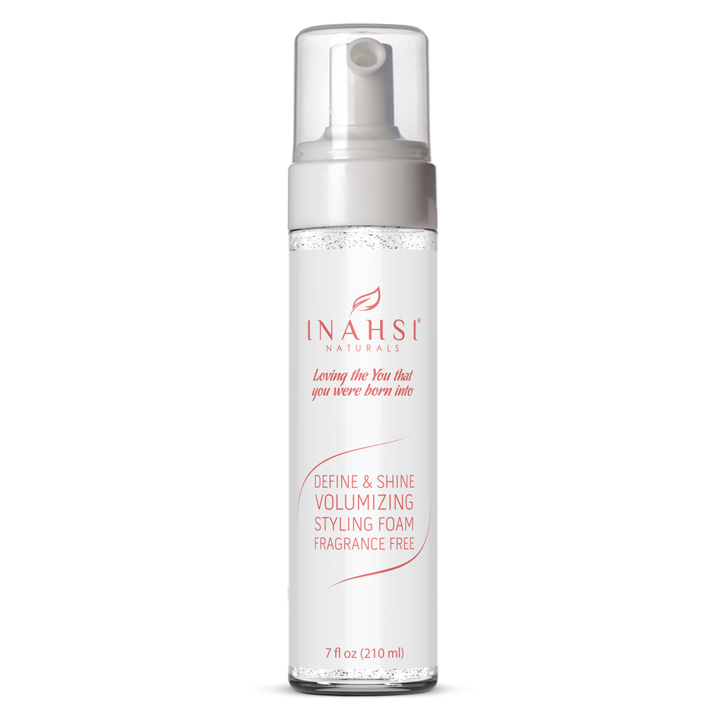 Inahsi Naturals Define &amp; Shine Volumizing Styling Foam -FRAGRANCE FREE