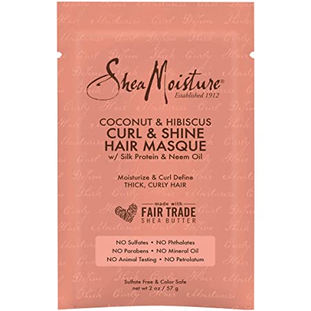 Sheamoisture COCONUT &amp; HIBISCUS CURL &amp; SHINE HAIR MASQUE