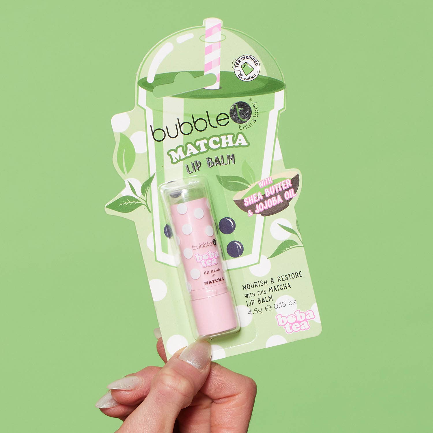 Bubble T Boba Tea Matcha Lip Balm (4.5g)