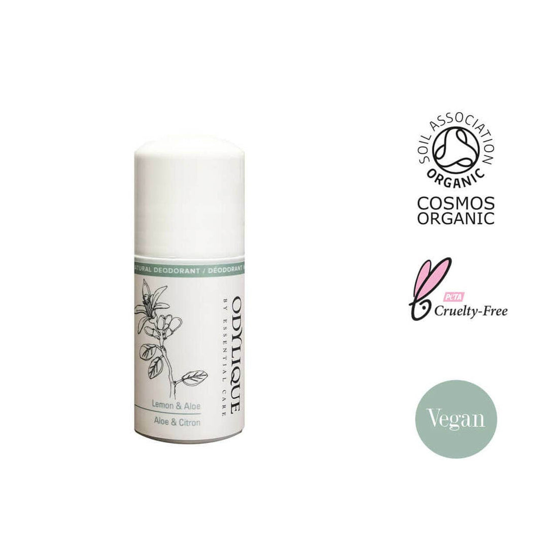 Odylique Lemon &amp; Aloe Vera Natural Deodorant 50ml