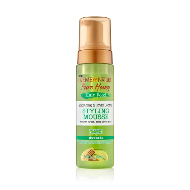 Creme of Nature Hair Food Honey + Avocado Styling Mousse 7oz