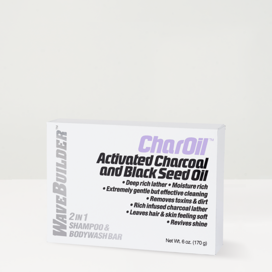 WaveBuilder CharOil 2 in 1 Shampoo &amp; Bodywash Bar 6oz