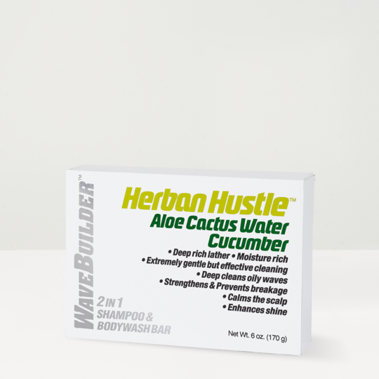 WaveBuilder Herban Hustle 2 in 1 Shampoo &amp; Bodywash Bar 6oz