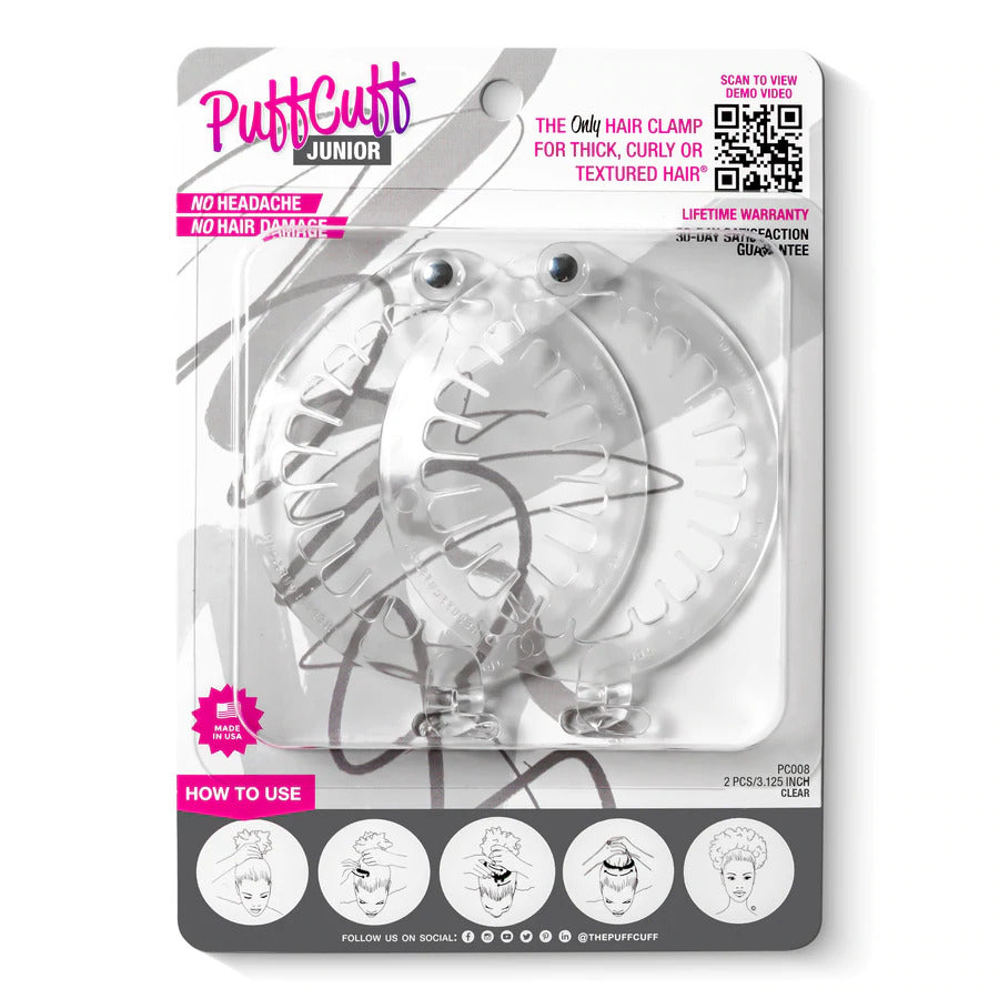 PuffCuff Junior CLEAR Pack - 3 inch (2 Pcs)