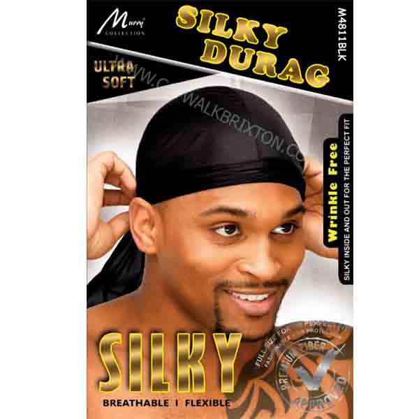 Murry Collection Silky Satin Durag (M4811BLK)