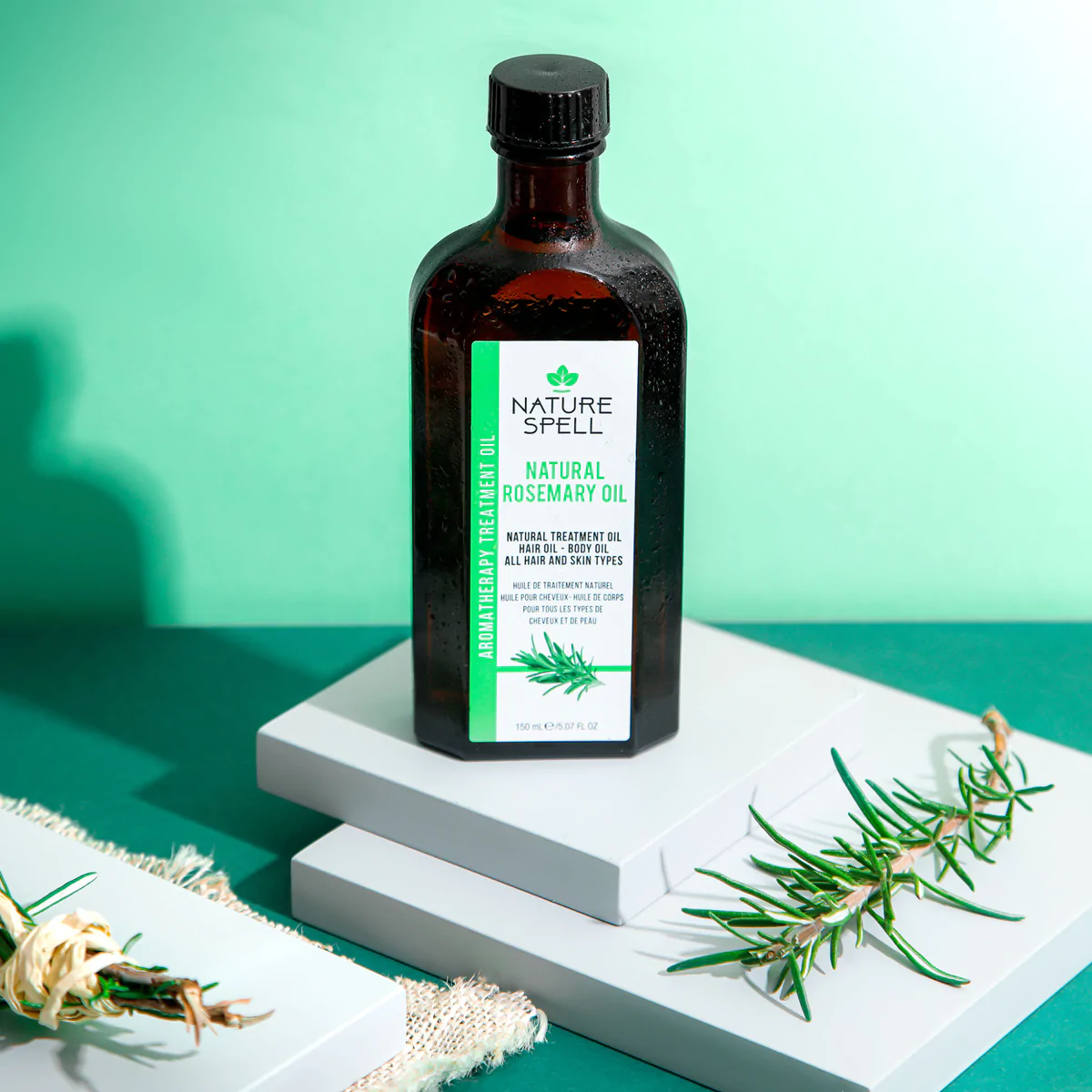 Nature Spell Rosemary Oil For Hair &amp; Skin 150ml