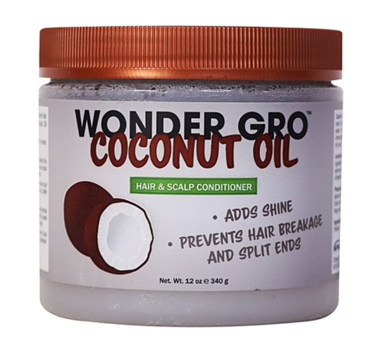 Wonder Gro Coconut Oil Hair &amp; Scalp Conditoner - 12oz