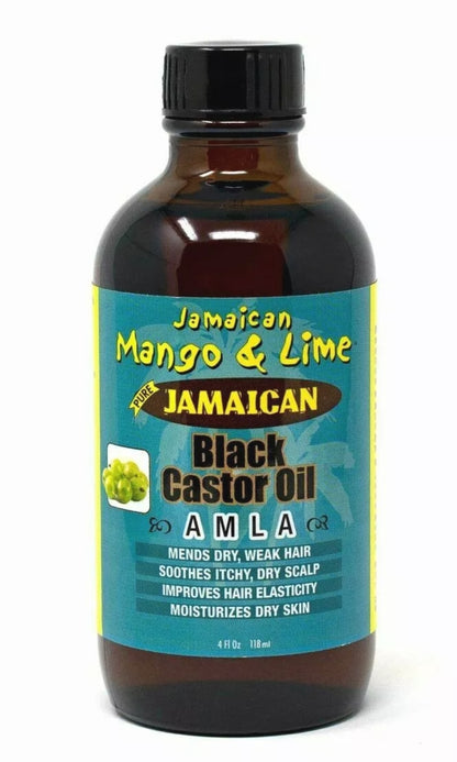 Jamaican Mango &amp; Lime Jamaican Black Castor Oil Amla 4oz