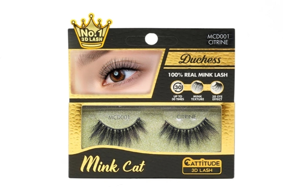 Ebin New York Mink Cat 3D Lashes Duchess