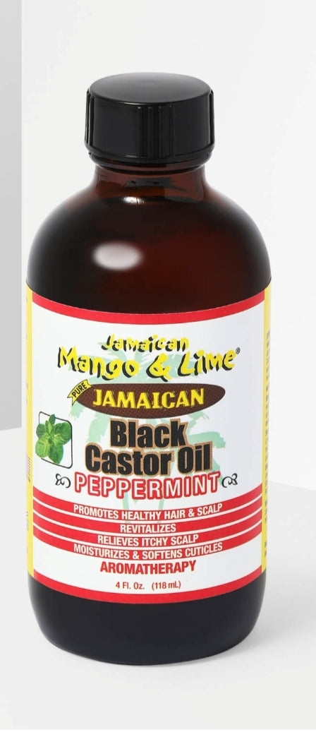 Jamaican Mango &amp; Lime Jamaican Black Castor Oil Peppermint - 4oz