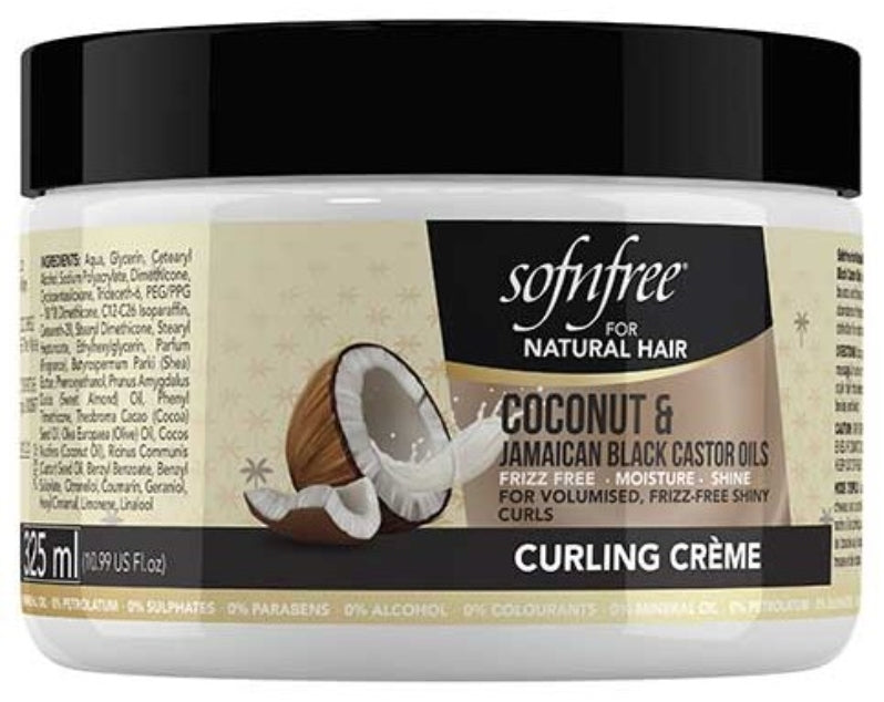 Sof N Free Coconut &amp; Jamaican Black Castor Oils Curl Creme 10.99oz