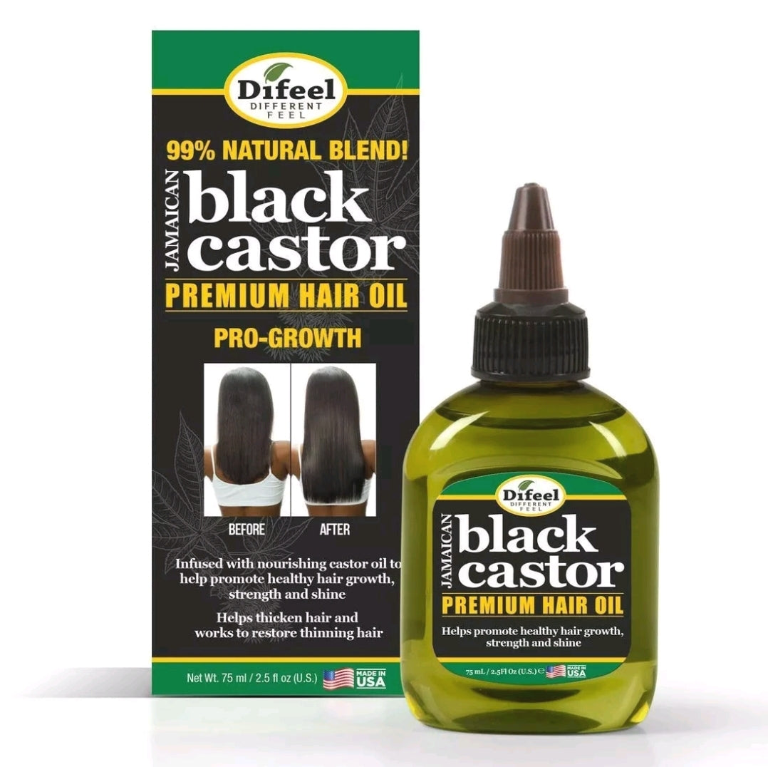 Difeel Jamaican Black Castor Premium Hair Oil Pro-Growth 2.5oz