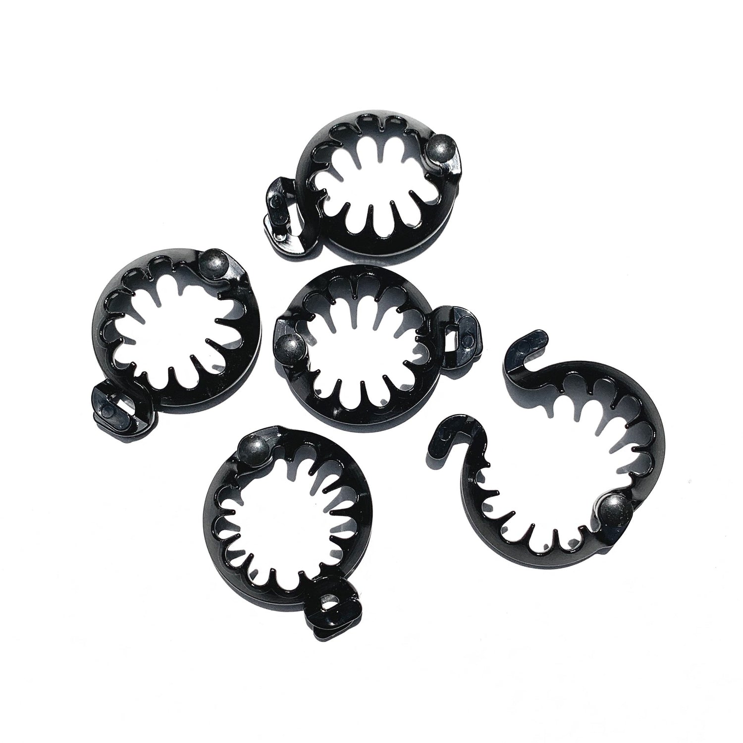 PuffCuff Teeny Pack - 0.75 inch (5 Pcs) Black