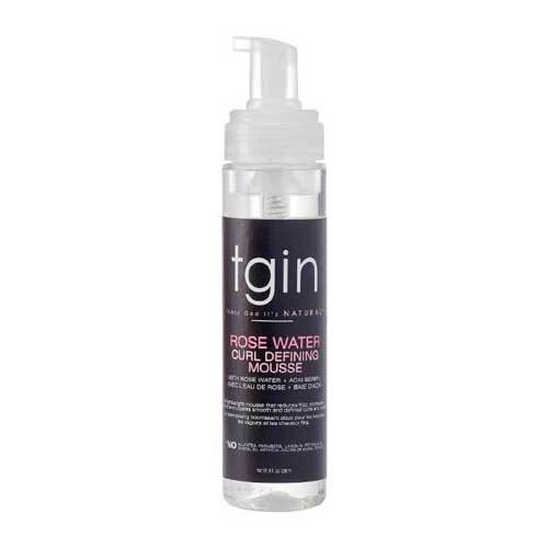 Tgin Rose Water Curl Defining Mousse 8oz