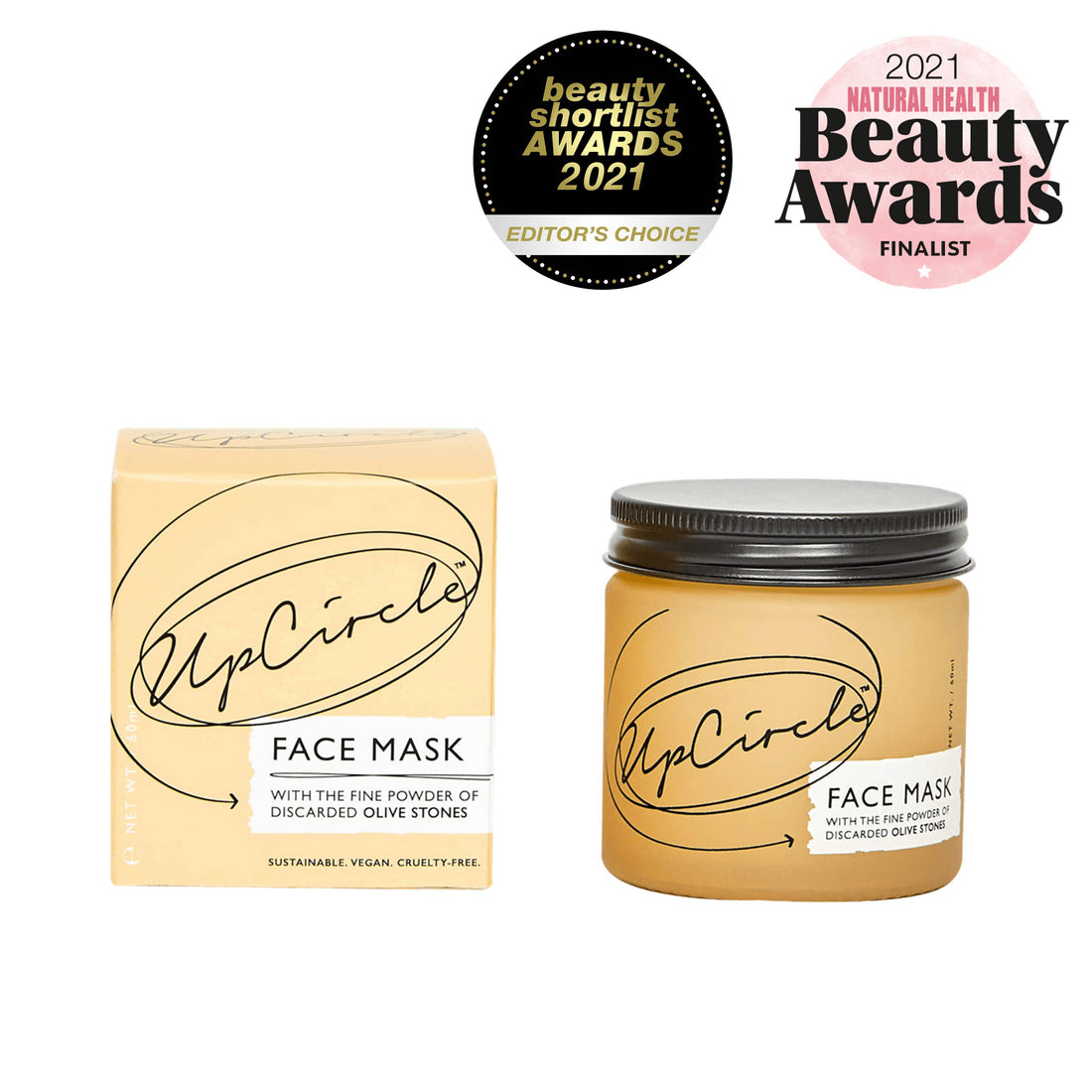 UpCircle Face Mask with Kaolin Clay 60ml